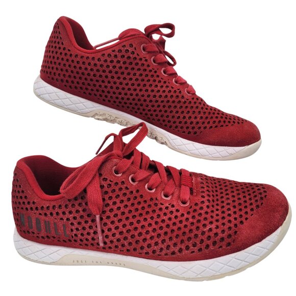 NOBULL Shoes - NOBULL PROJECT Red Suede Trainer Crossfit Training Shoes 8.5